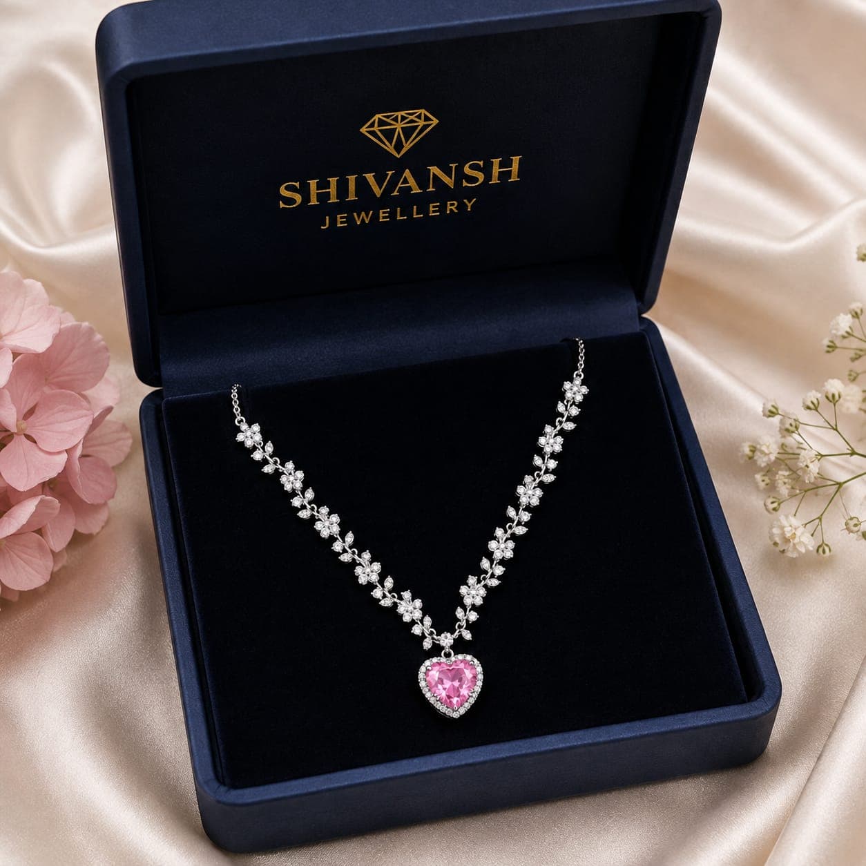 Marquise Lab-Grown Diamond Necklace