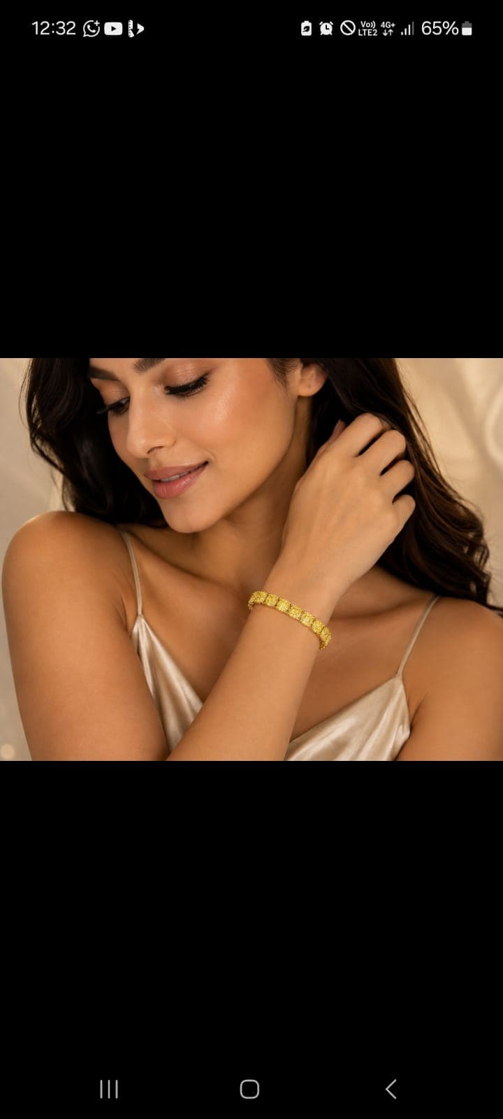 Yellow Lab-Grown Diamond Bracelet