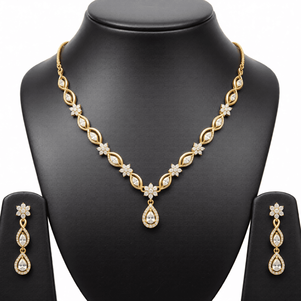 Luxury White Lab-Grown Diamond Necklace